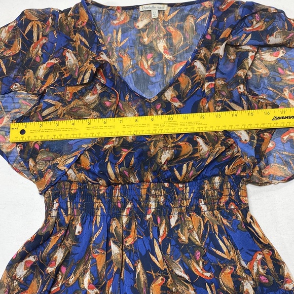 Charlotte Russe parakeet bird dress XS - Picture 6 of 7